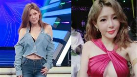 金曲獎一套亮紅色爆乳戰袍讓孟慶而一夕成名。（圖／翻攝自孟慶而臉書）