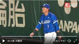 中職／林哲瑄神美技　推特80萬觀看