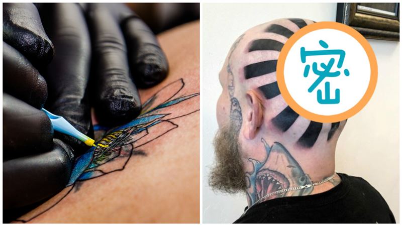 美男刺青「腦袋有洞」　網友全讚爆