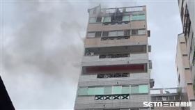 台中大樓火警／翻攝畫面
