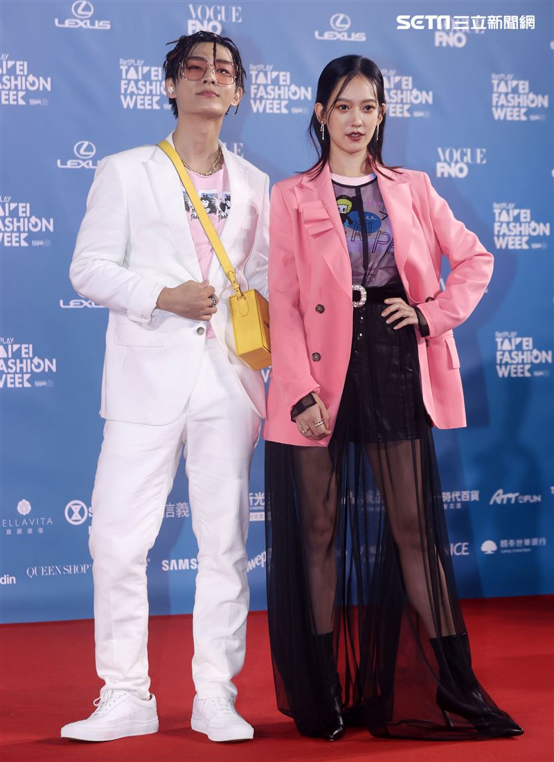炎亞綸、孟耿如出席「2020臺北時裝週」壓軸時尚大秀。（記者邱榮吉/攝影）