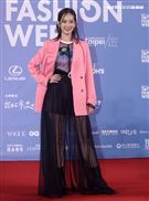 孟耿如出席「2020臺北時裝週」壓軸時尚大秀。（記者邱榮吉/攝影）