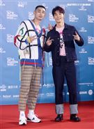 章廣辰、許光漢出席「2020臺北時裝週」壓軸時尚大秀。（記者邱榮吉/攝影）