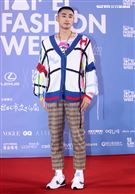 章廣辰出席「2020臺北時裝週」壓軸時尚大秀。（記者邱榮吉/攝影）