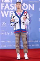 章廣辰出席「2020臺北時裝週」壓軸時尚大秀。（記者邱榮吉/攝影）