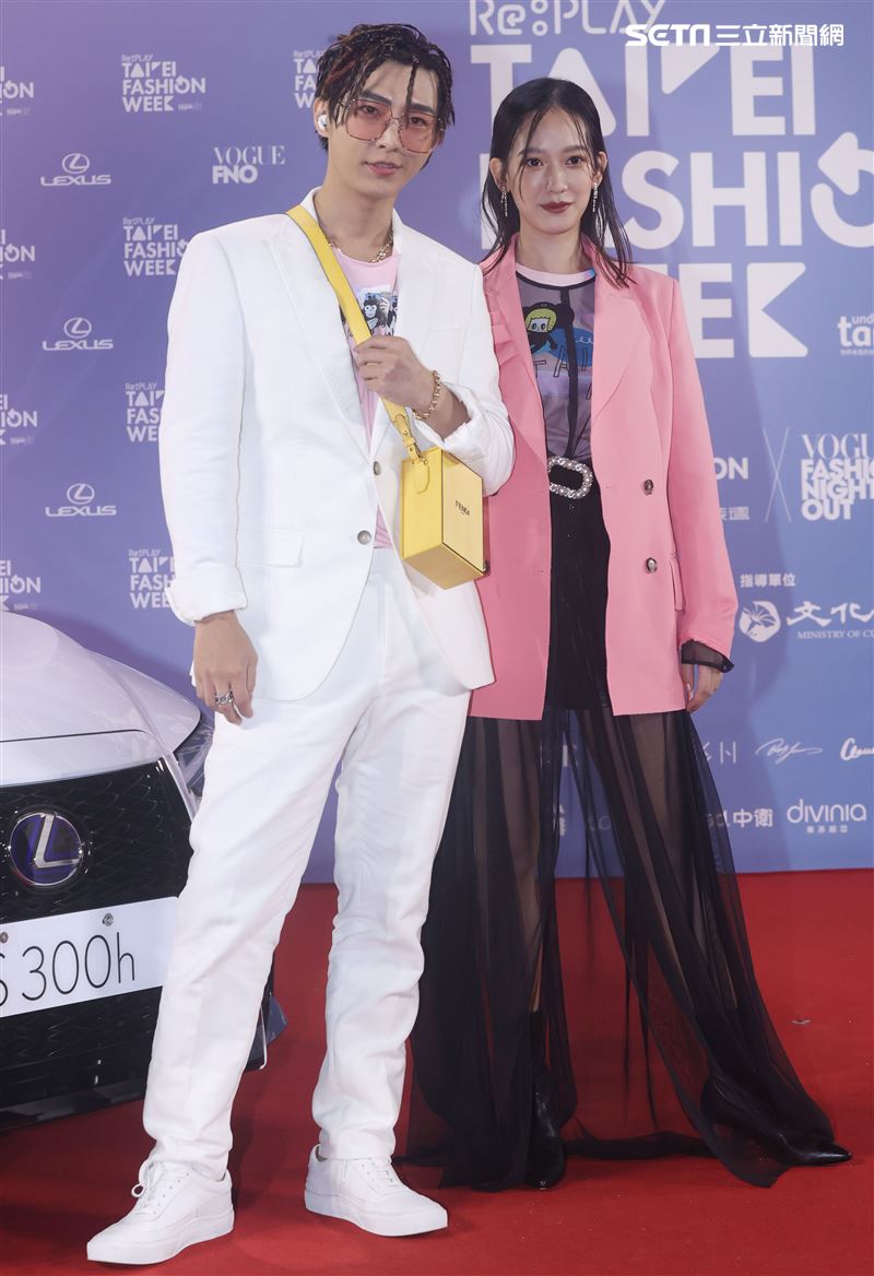 炎亞綸、孟耿如出席「2020臺北時裝週」壓軸時尚大秀。（記者邱榮吉/攝影）