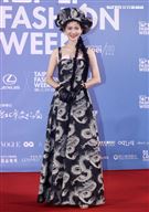 曾之喬出席「2020臺北時裝週」壓軸時尚大秀。（記者邱榮吉/攝影）