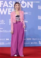 楊謹華出席「2020臺北時裝週」壓軸時尚大秀。（記者邱榮吉/攝影）