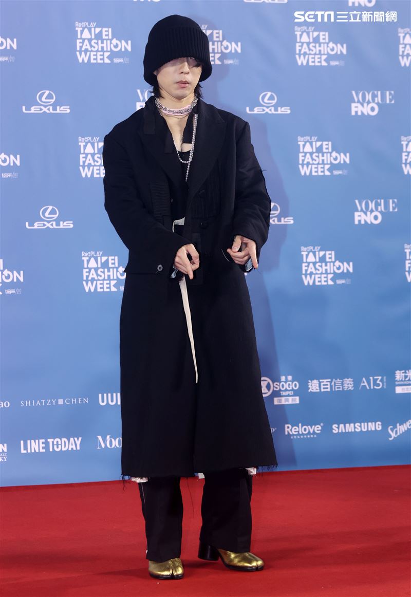 林宥嘉出席「2020臺北時裝週」壓軸時尚大秀。（記者邱榮吉/攝影）