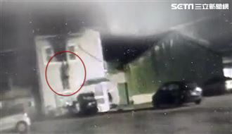 勇媽救2兒葬身火海　跳樓逃生畫面曝