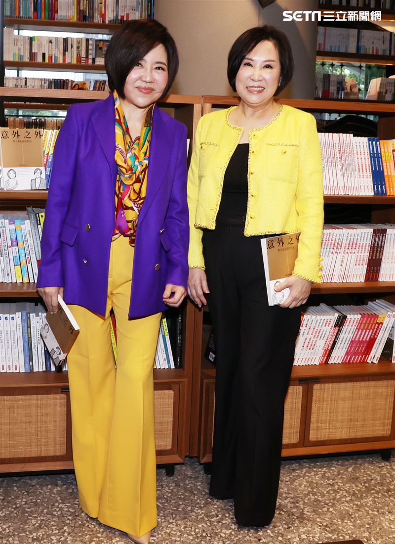 于美人、余湘跨界人生「意外之外」新書發表會。（記者邱榮吉/攝影）