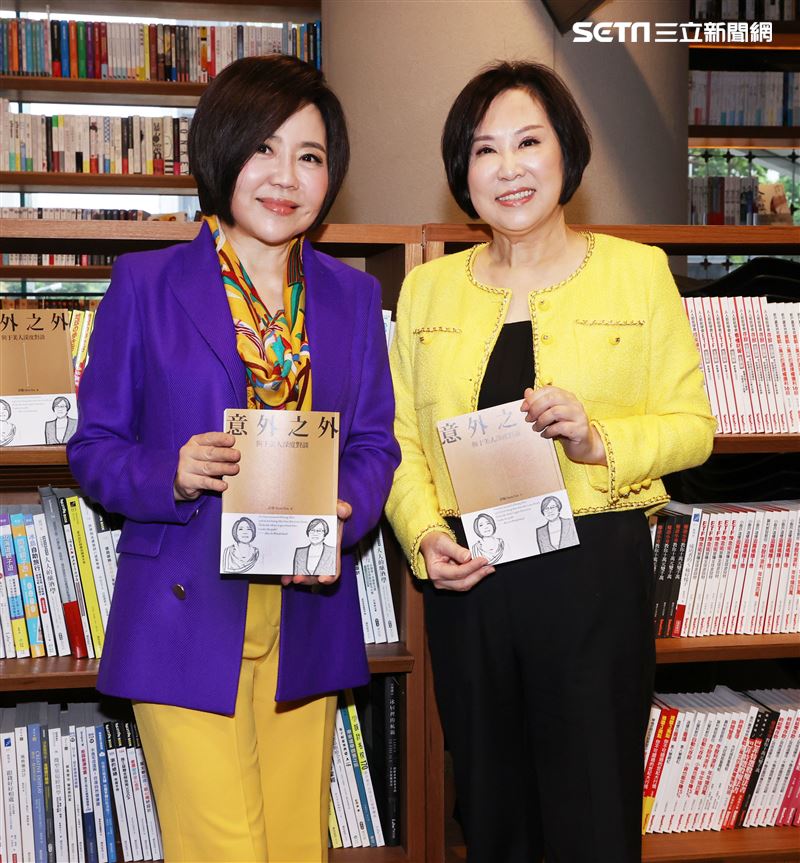 于美人、余湘跨界人生「意外之外」新書發表會。（記者邱榮吉/攝影）