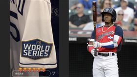 ▲光芒頭號新秀法蘭柯（Wander Franco）在IG限動發世界賽球衣照片。（圖／翻攝自IG／美聯社／達志影像）