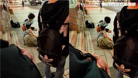 老翁摔頭破…暖男高中生脫白外套止血…腳酸、手狂抖不敢放（圖／讀者提供）