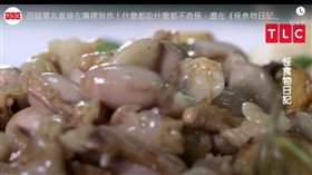 TLC全新美食節目《怪食物日記》主持人就到台灣找到田鼠睪丸、螞蟻蛋捲…（圖／截自TLC影片）