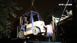 墓仔埔也敢去？2男偷墓園工地堆高機