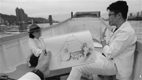 淡水河上的舢舨茶席　不是八仙過河但也仙氣飄飄（圖／勿用！！！！！！！！！！！！！！！！！！！！！！！！！）