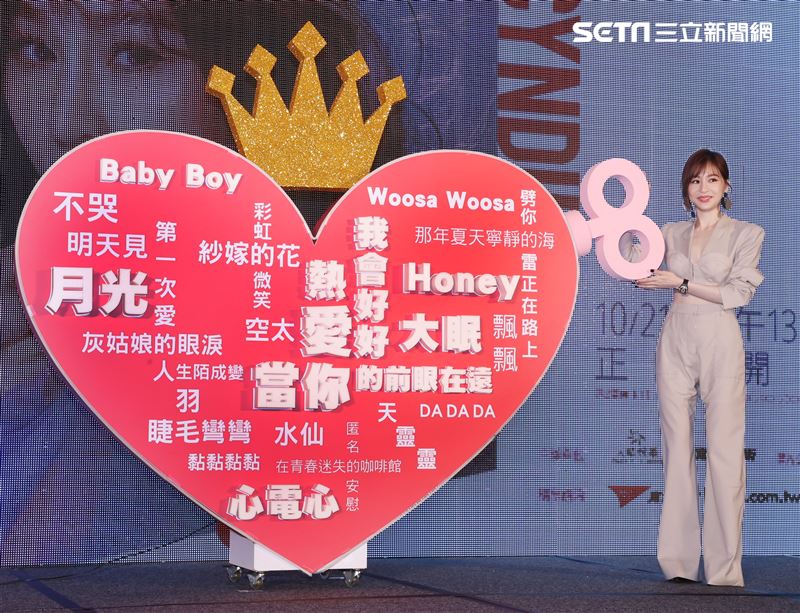 王心凌「CYNDILOVES2SING愛.心凌巡迴演唱會 2021旗艦版」記者會。（記者邱榮吉/攝影）