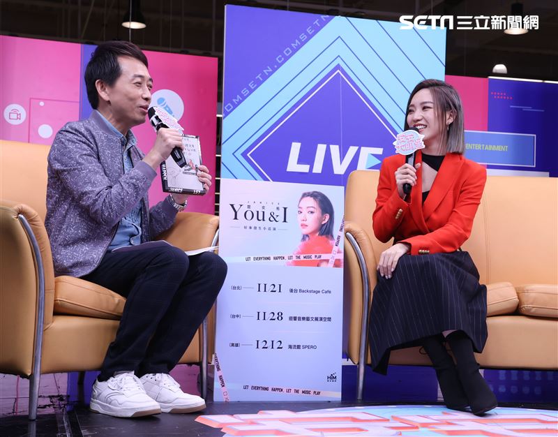 閻奕格安安大明星(唱片宣傳) 。（記者邱榮吉/攝影）