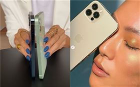 莫莉開箱最新iPhone 12系列。（圖／翻攝自IG）