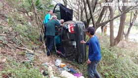 暴衝,竹林,山谷,苗栗,翻攝畫面