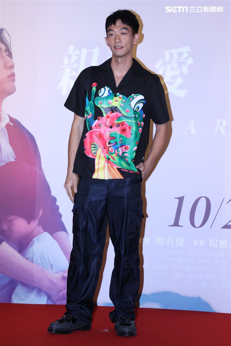 王可元出席「親愛的房客」首映會。（記者邱榮吉/攝影）