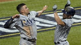 ▲光芒隊勞爾（Brandon Lowe）。（圖／美聯社／達志影像)