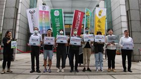 1025台港遊行行前記者會。（圖／香港邊城青年提供）