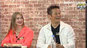 徐乃麟二訪《浪PLAY》人氣節目《玩咖會客室》，帶著剛推出EP的俄羅斯準媳婦Soa宋蕊安，上門力抗張家兄弟亞洲統神張嘉航、鼻地大師國動-張葦航踢館打歌（圖／浪PLAY提供）