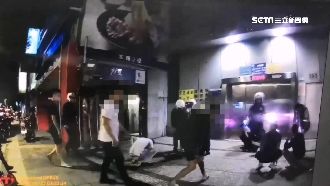 18人大亂鬥！醉客不滿遭撞撂友助陣
