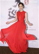 「天巡者」演員邵雨薇出席首映會。（記者邱榮吉/攝影）