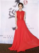 「天巡者」演員邵雨薇出席首映會。（記者邱榮吉/攝影）