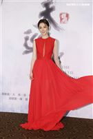 「天巡者」演員邵雨薇出席首映會。（記者邱榮吉/攝影）