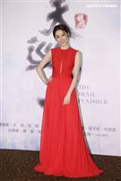 「天巡者」演員邵雨薇出席首映會。（記者邱榮吉/攝影）