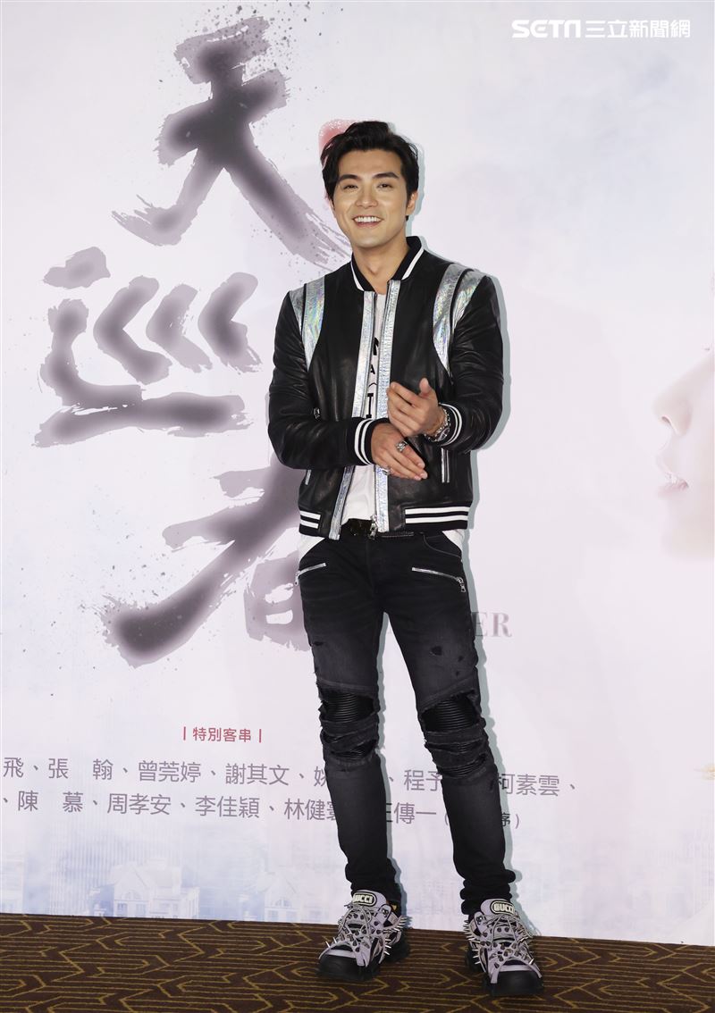 「天巡者」演員賀軍翔出席首映會。（記者邱榮吉/攝影）