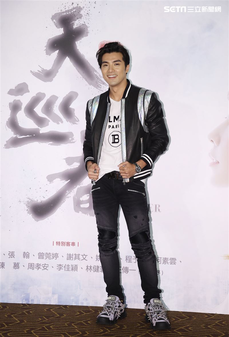 「天巡者」演員賀軍翔出席首映會。（記者邱榮吉/攝影）