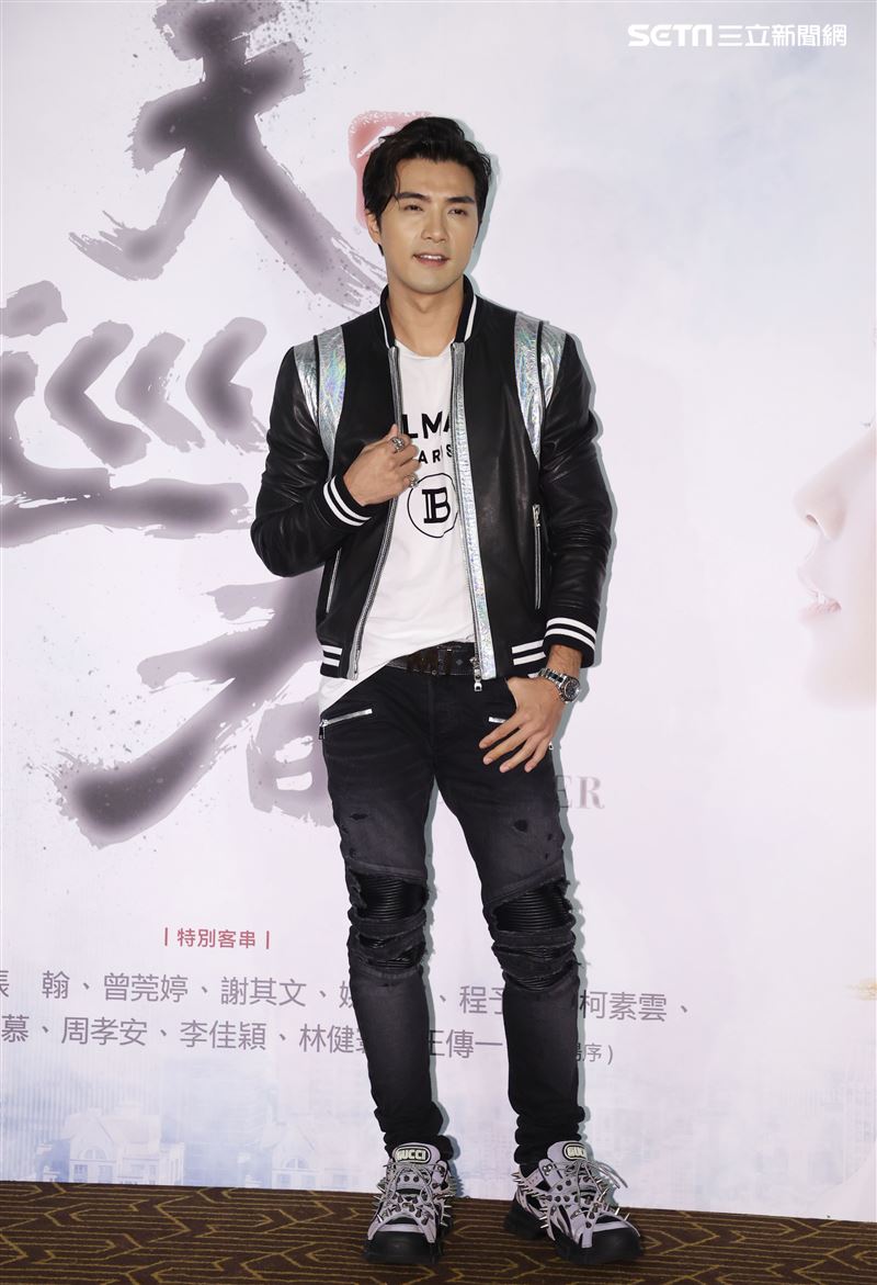 「天巡者」演員賀軍翔出席首映會。（記者邱榮吉/攝影）