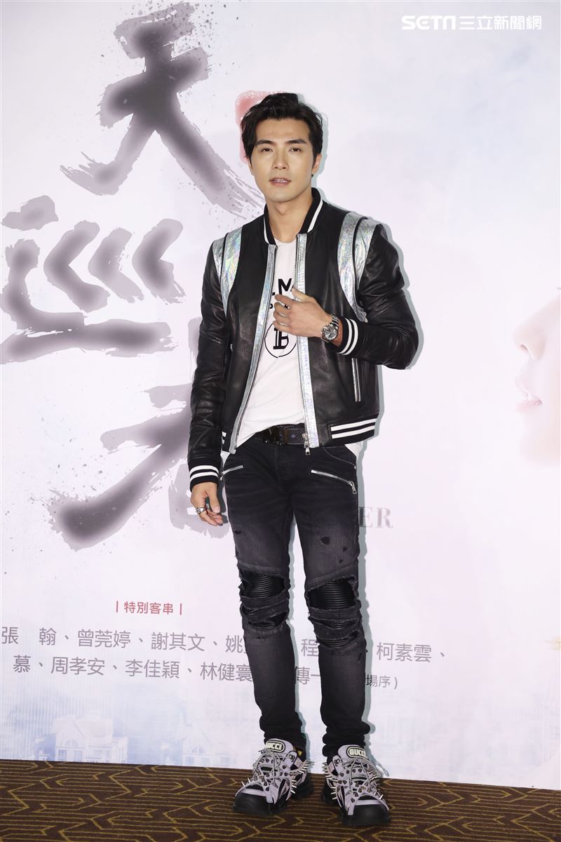 「天巡者」演員賀軍翔出席首映會。（記者邱榮吉/攝影）