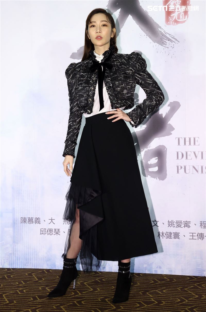 「天巡者」演員曾莞婷出席首映會。（記者邱榮吉/攝影）