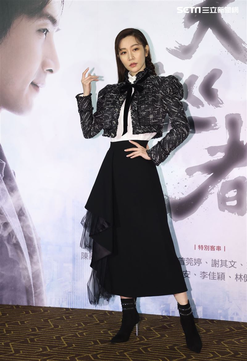 「天巡者」演員曾莞婷出席首映會。（記者邱榮吉/攝影）