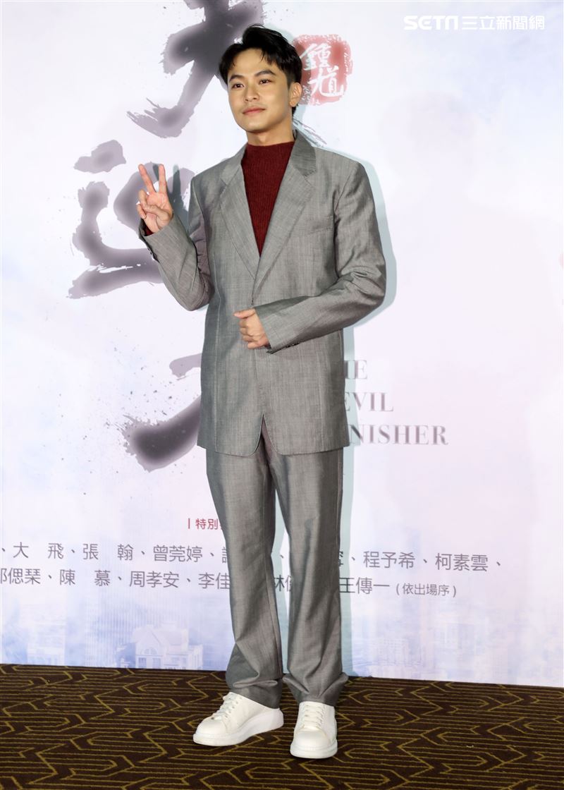 「天巡者」演員楊銘威出席首映會。（記者邱榮吉/攝影）