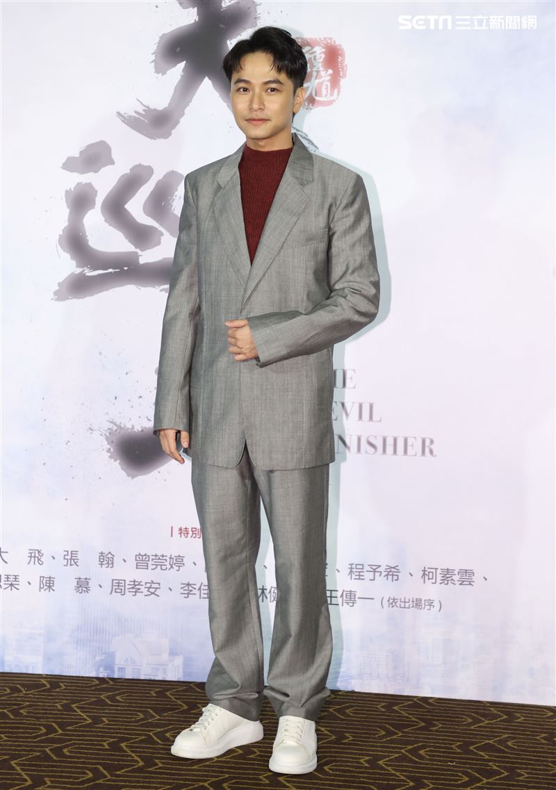 「天巡者」演員楊銘威出席首映會。（記者邱榮吉/攝影）
