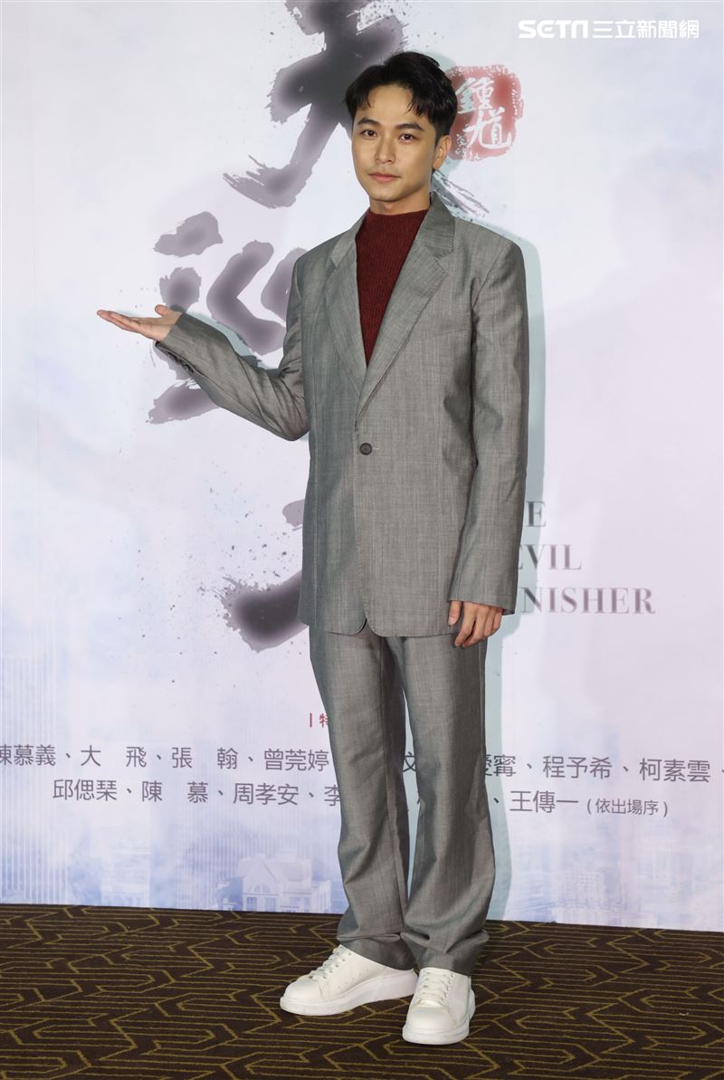 「天巡者」演員楊銘威出席首映會。（記者邱榮吉/攝影）