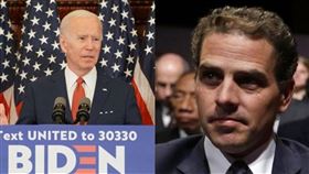 杭特、拜登，美國大選（合成圖，臉書、美聯社／達志影像）