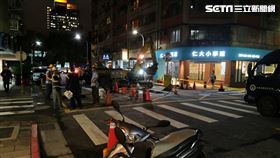 台北市大安區傳出瓦斯外漏意外。（圖／翻攝畫面）