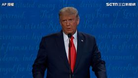 美國,總統大選,辯論,川普,拜登,消音。（圖／ＡＰ授權）