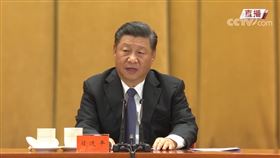 習近平、王岐山出席抗美援朝紀念大會（圖／翻攝自央視直播）