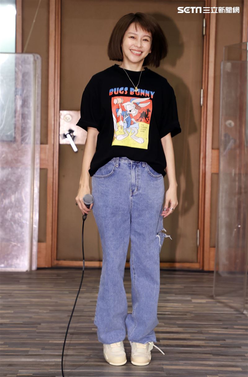 徐若瑄「V Live音樂分享會」排練。（記者邱榮吉/攝影）