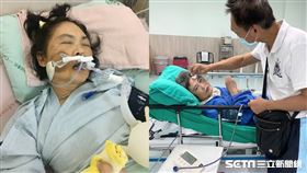 暖夫陪伴喚醒腦傷妻／臺中醫院授權提供