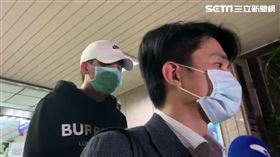 涉嫌恐嚇放火的青青男友坐上瑪莎拉蒂後離去（圖／翻攝畫面）